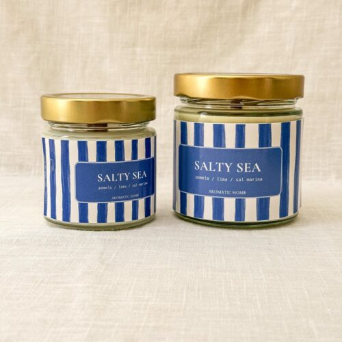 Vela aromática Salty Sea fresca, oceánica y tropical