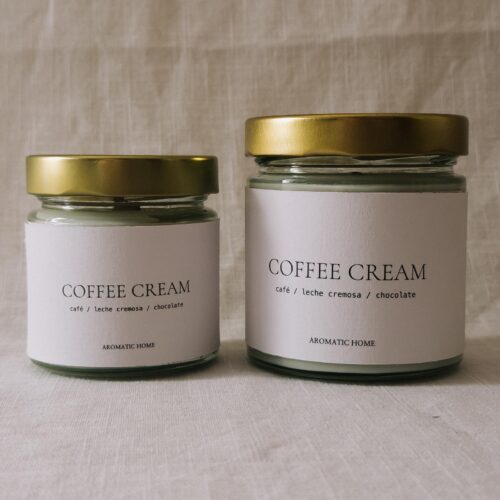Vela aromática Coffee Cream de café, leche cremosa y chocolate